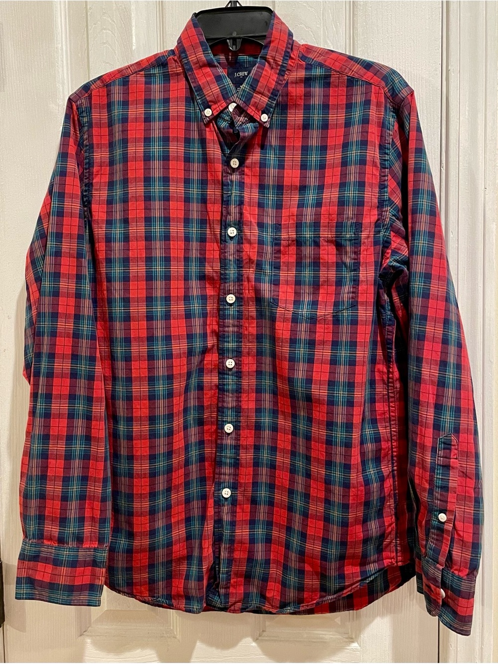 J.Crew Plaid Button-Down Shirt – Women’s Size Medium
